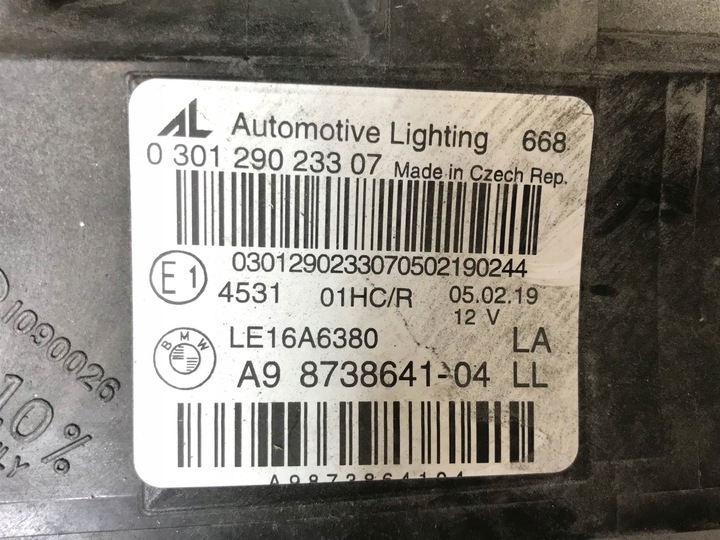 фото №11, Bmw 2 f45 f46 lci рестайлінг повний led лампа ліва лівий перед 8738641