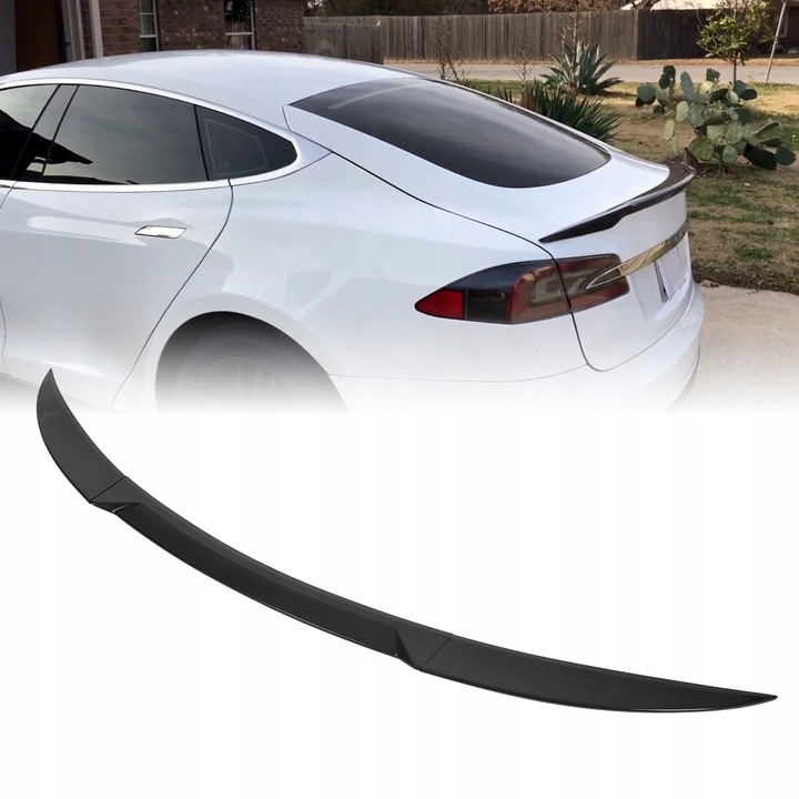фото №15, Tesla спойлер багажника заднього крила чорний