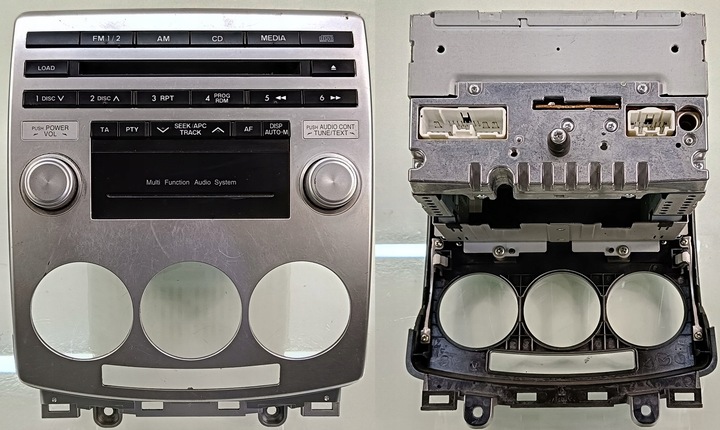 фото №1, Mazda 5 07 r радиопроигрыватель радио cd панель