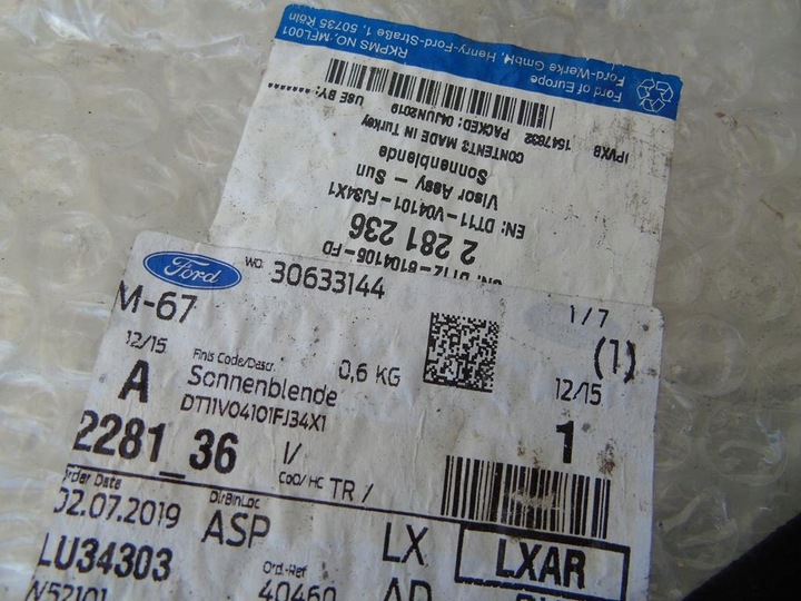 фото №9, Захист сонцезахисна ліва connect 13-