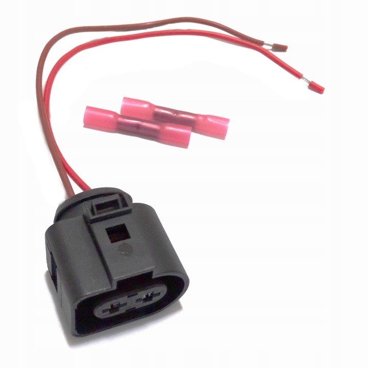 фото №1, Жгут штекер зажим заднего audi a6 c6 , vw - чёрная 1j0973752