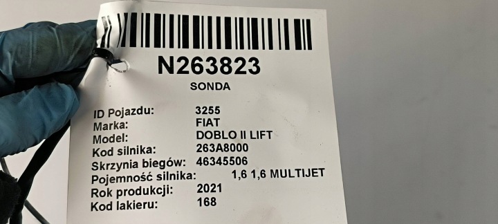 фото №7, Датчик температуры выхлопных газов 55279495 fiat doblo ii рестайлинг