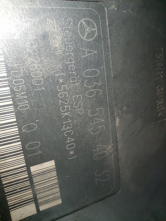 фото №8, Mercedes насос тормозная abs a0064310312 a0365454032 европа