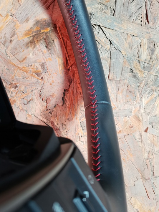 фото №11, Hyundai i20 ii кермо шкіряний синя nić