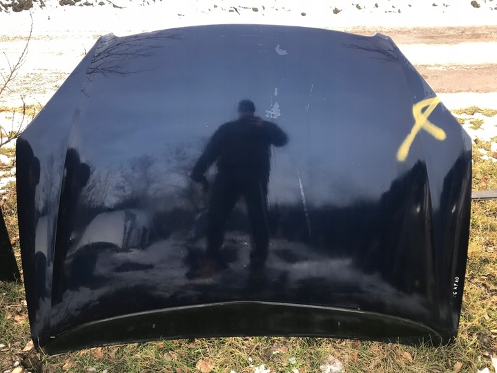 фото №1, Citroen c5 i капот крышка kpkd тёмно-синяя