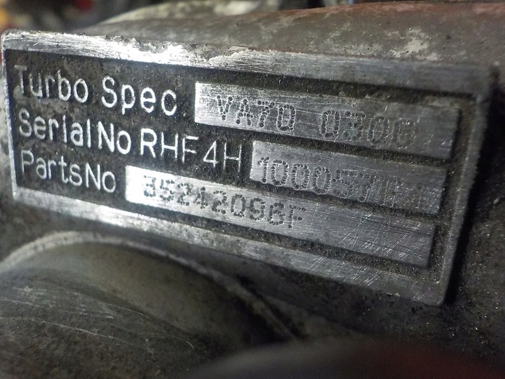 фото №6, Jeep cherokee 2.5 crd 05r 140km vm25c enj турбина турбонагнетатель 35242096f