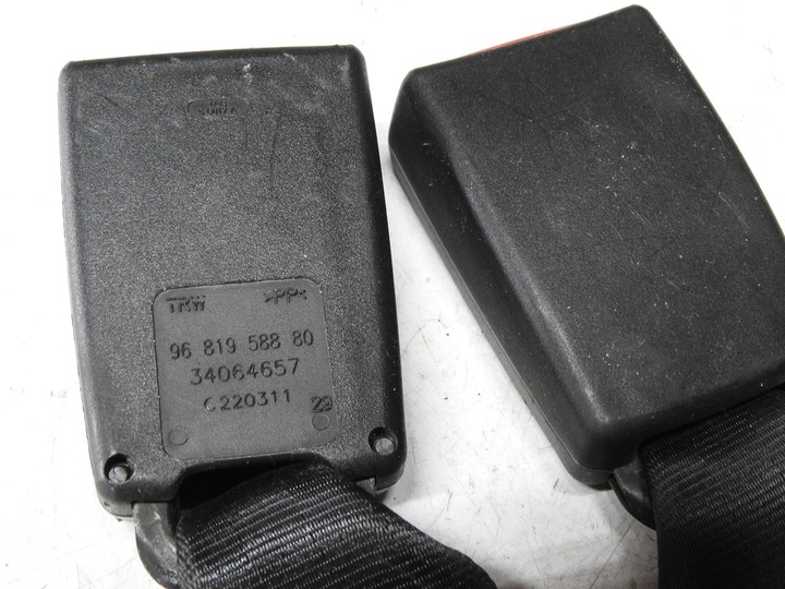 фото №7, Citroen ds3 09-14 застёжки ремня безопасности зад 9681958880