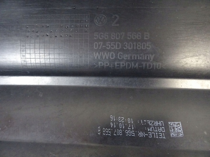 фото №16, Vw golf 7 vii бампер задний na 6x5dc код краски lc9h 5g6807568b 2013-2019