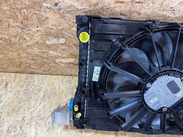 фото №10, Комплект радіатор радіатор вентилятор bmw 5 g30 g31 3.0 гібрид lci рестайлінг