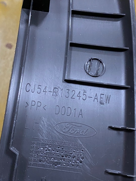 фото №3, Захист планка порога двері лівий зад ford kuga mk2