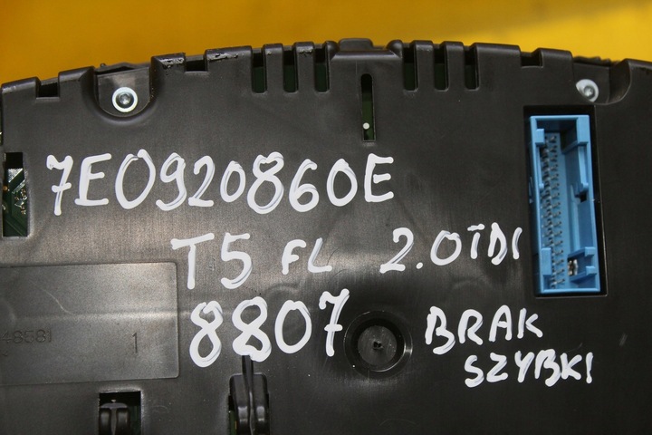 фото №9, Спідометр  манометр vw transporter t5 fl 2.0 tdi 7e0920860e