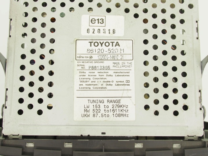 фото №7, Магнітола касета toyota yaris i 8612052021