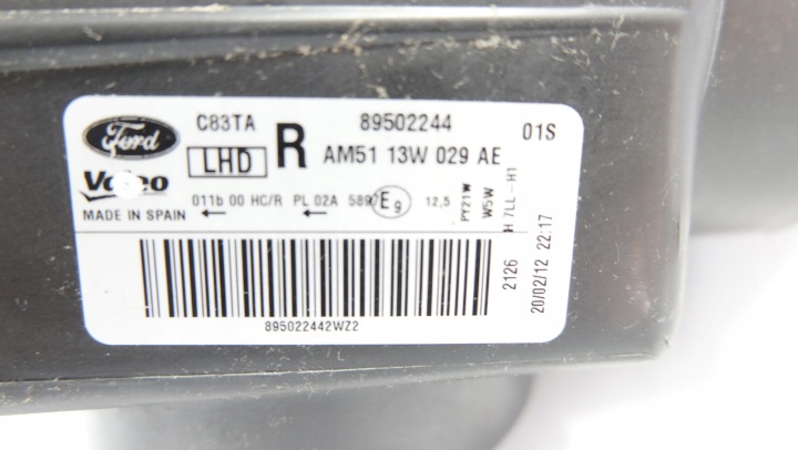 фото №10, Ford c-max mk2 фара передня права am5113w029ae