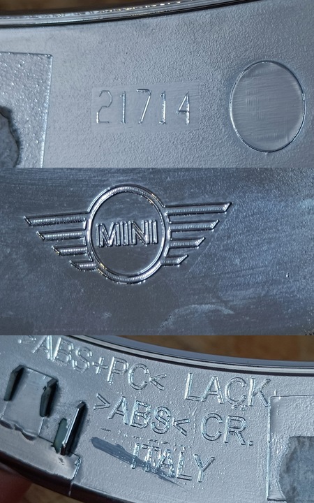 фото №12, Mini cooper f55 f56 f57 15- кольцо рамка хром лампы правые перед 7300632