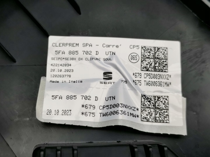 фото №8, Повітряна подушка подушка  seat leon iv 5fa885702d новий оригінальна запчастина