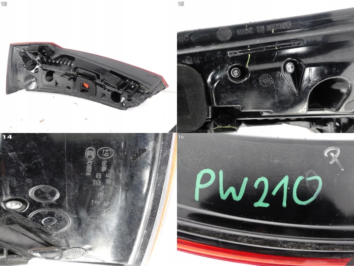фото №14, Audi q5 ii 80a fy 16-20 фара led w крышка багажника багажника левая зад eu