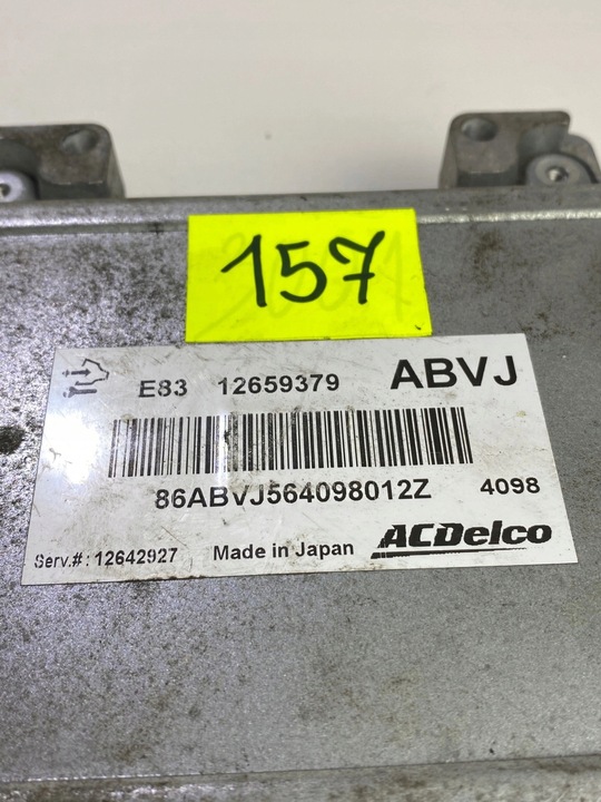 фото №5, Блок керування двигуна opel astra j meriva b 1.4 1.6 abvj