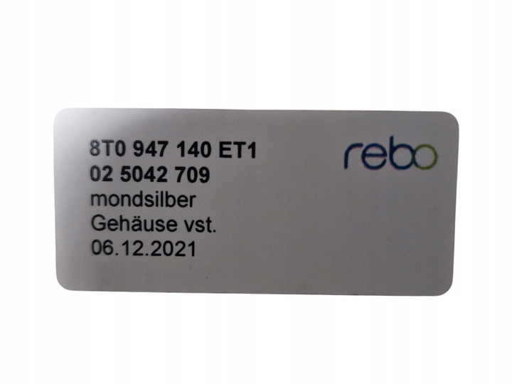 фото №6, Audi q5 лампа стеля бардачок перемикач audi оригінальний номер 8t0947140 //