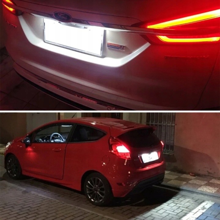 фото №9, Подсветка номерного знака регистрационный led do ford mondeo mk4 focus fl c-max