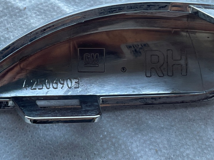 фото №3, Оригинальная планка хром решётка бампера opel mokka x рестайлинг 16-19 правая перед