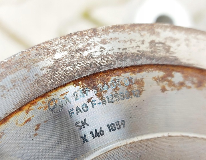 фото №11, Mercedes eqb n243 x243 23r. поворотный кулак амортизатор рычаг правый перед