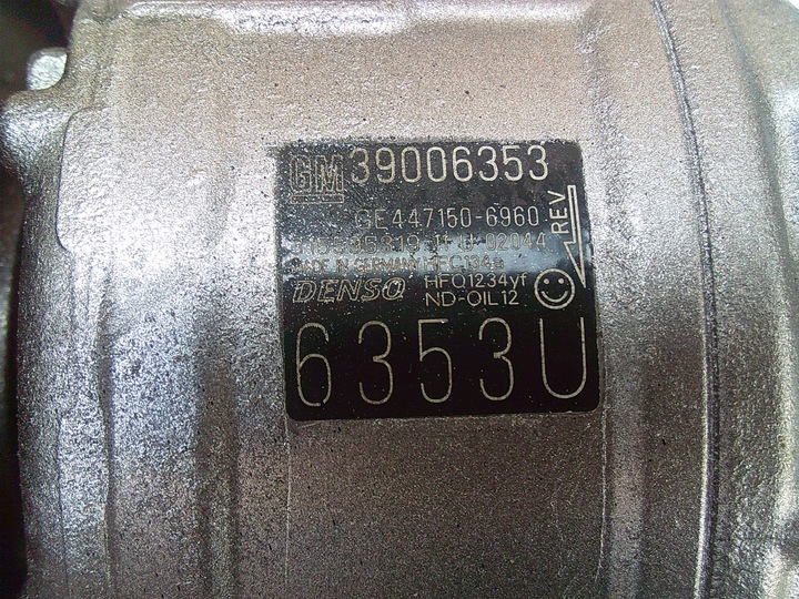 фото №15, Opel corsa d e компрессор компрессор кондиционера 39006353 6353u