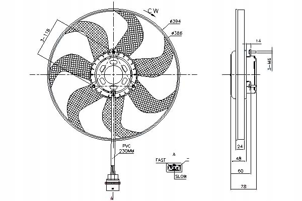 фото №1, Nissens вентилятор радиатор seat cordoba 1.2 12v
