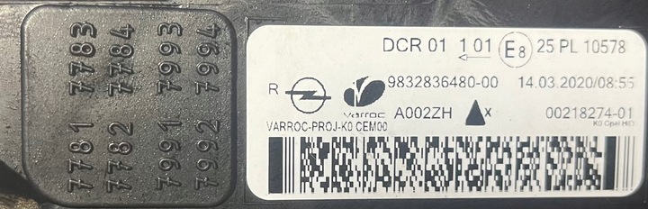фото №13, Фара правий лампа права перед нова oem vw transporter t5 7h1941018l