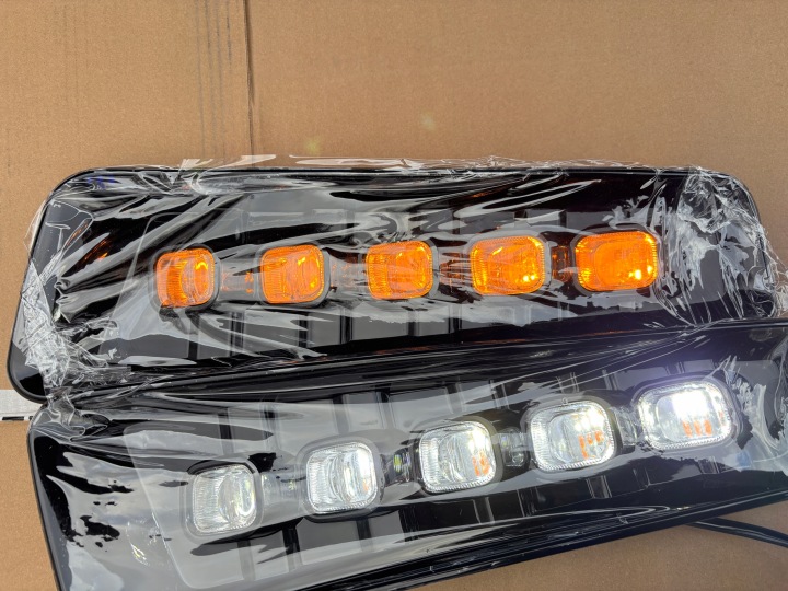 фото №15, Бампер передній - стиль raptor + led ford f-150 f150 2021-2023 комплектний