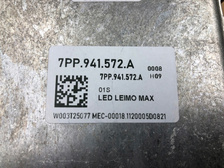 фото №9, Преобразователь балласт правая левая led 7pp941572a do vwag porsche bentley audi