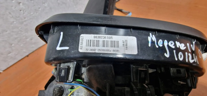 фото №6, Дзеркало ліве eu 9+6pin renault megane iv e-tech 963023410r 22r