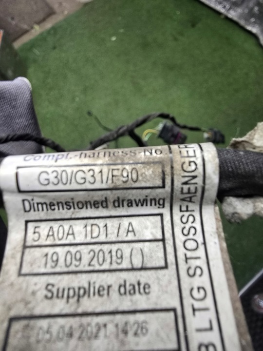 фото №7, Жгут установка бампера зад bmw 5 g30 g31 m5 f90