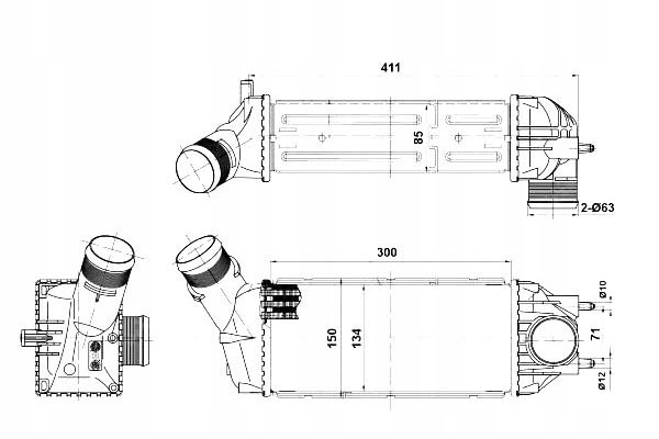 фото №12, Интеркулер citroen citroen c4 1.6 hdi 09-2004