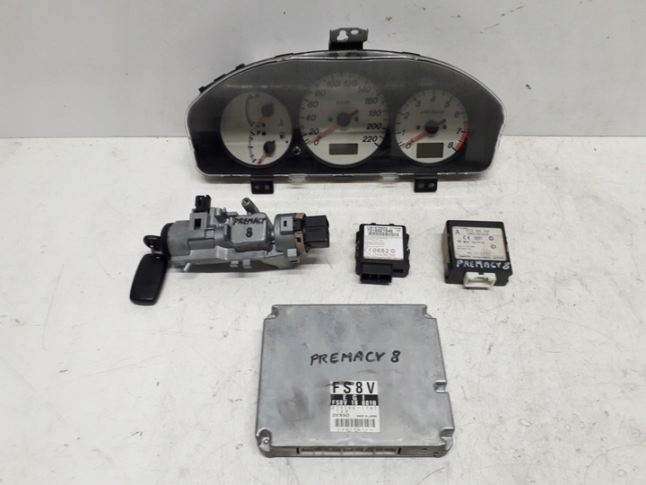 фото №1, Mazda premacy 1 i 01-06 2.0b набір стартовий імобілайзер блок керування fs8v18881b