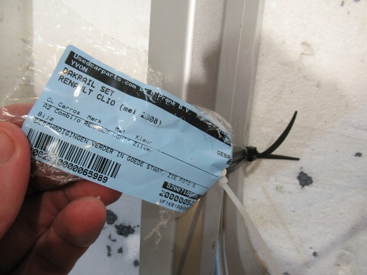 фото №10, Рейлинги крышные 8200718695 renault clio iii универсал