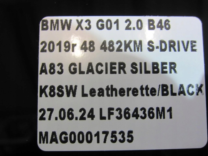 фото №11, Bmw x3 g01 стекло боковая правые зад правая задняя планка хром 51377410064