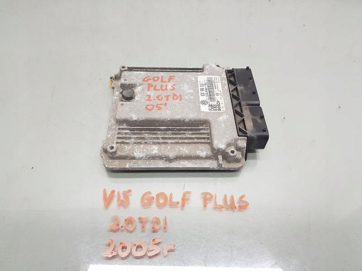 фото №1, Компьютер двигателя vw golf plus 2.0 tdi 03g906016t 0281011956