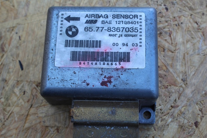 фото №1, Модуль датчик подушек подушка безопасности bmw e36 8367035