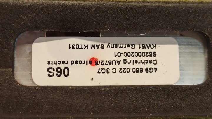 фото №6, Audi a6 c7 рейлінги дахові комплект 4g9860022c 4g9860021c