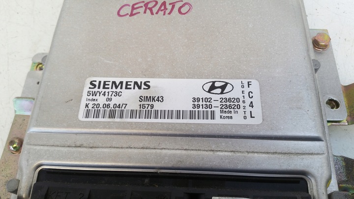 фото №4, Компьютер двигателя 3910223620 kia cerato