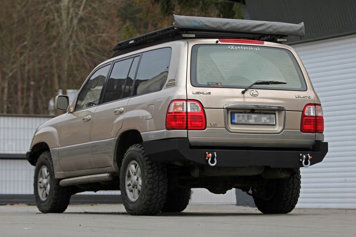 фото №9, Бампер задній сталевий toyota land cruiser j100 / lexus lx 470 more 4x4
