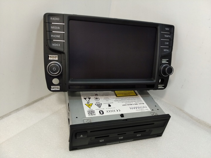 фото №9, 3g0035044 5g0919606 модуль навігація екран радіо vw