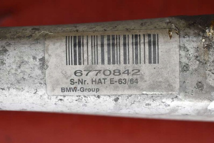 фото №5, Підрамник балка візок колиска зад 6770842 bmw e63 4.8 v8 367 km 03-07