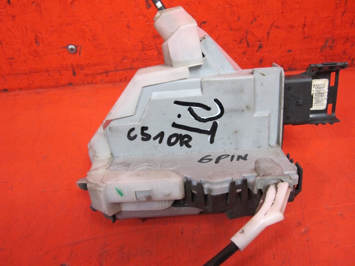 фото №2, Citroen c5 iii x7 08- замок двері правий зад 6 pin