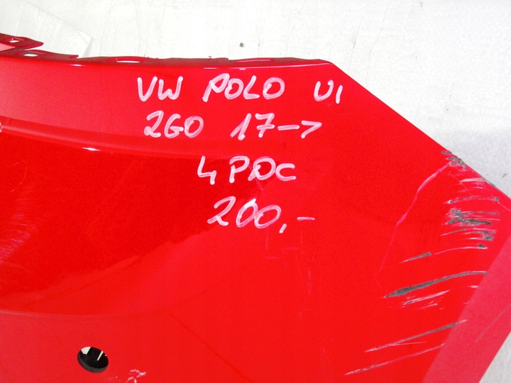фото №14, Бампер зад vw polo vi 17- 4pdc 2g6807421