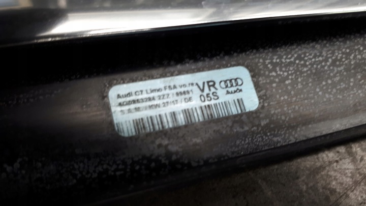 фото №9, 4g0853284 планка хром дверь правый перед audi a6 c7