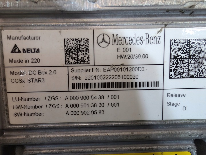 фото №9, Mercedes блок керування акумулятора dc box 2.o a0009005438