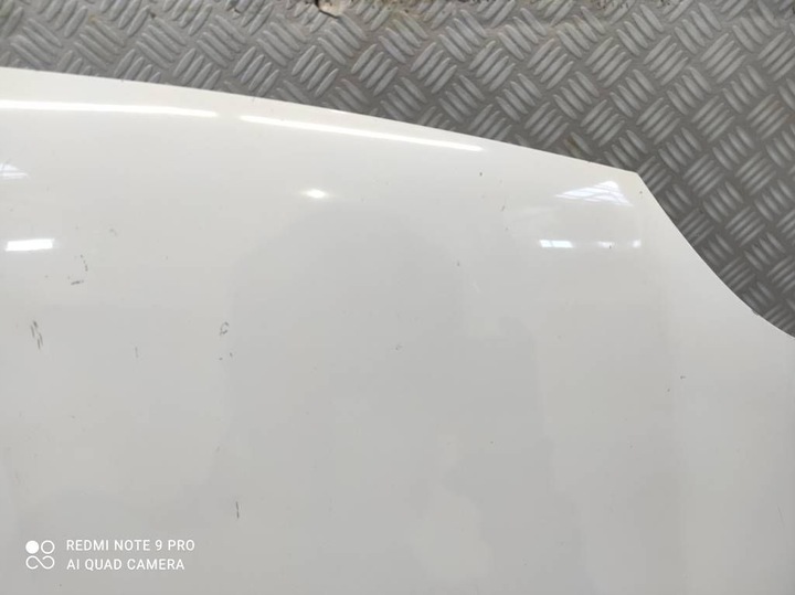 фото №7, Renault kangoo ii iii 2007-2012 капот крышка двигателя цвет белый o389 wawa
