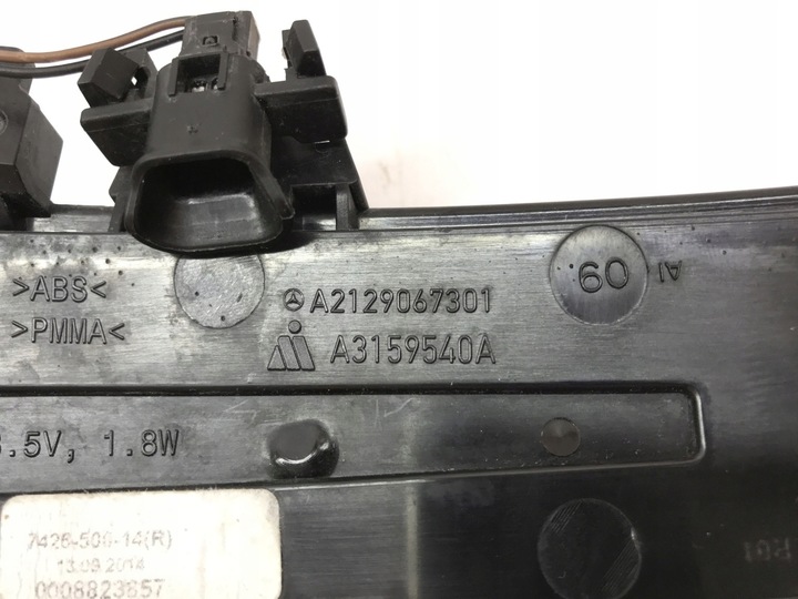 фото №12, Mercedes w212 w176 cla gla поворотник зеркало правый a2129067301