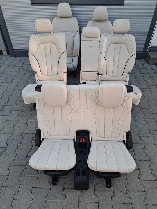 фото №13, Сидіння диван шкіра bmw g07 x7 комплект перед зад